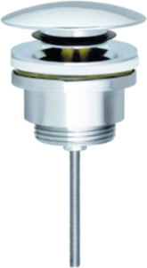 Bonde à vis pour lavabo adaptable sur bidet avec dispositif de fermeture Bonde à vis pour lavabo adaptable sur bidet avec dispositif de fermeture