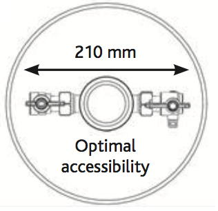 Straight and elbow antipollution valves